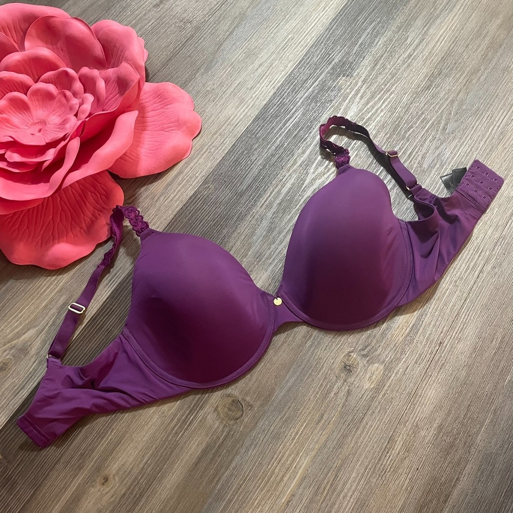 NATORI Womens Sz 34DDD Luxe Contour Underwire Bra #732080 Purple